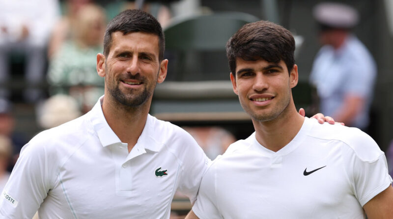 Alcaraz and Novak Djokovic