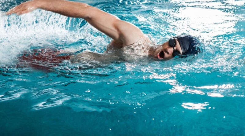 swimmer in a pool