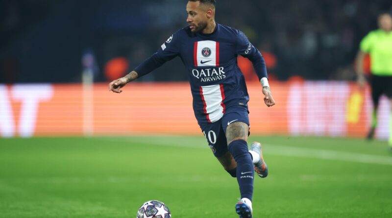 Neymar on the pitch