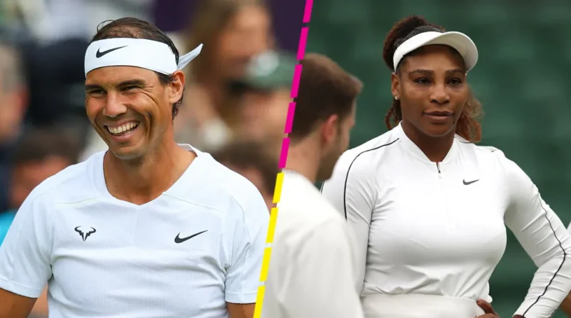 Rafael Nadal and Serena Williams