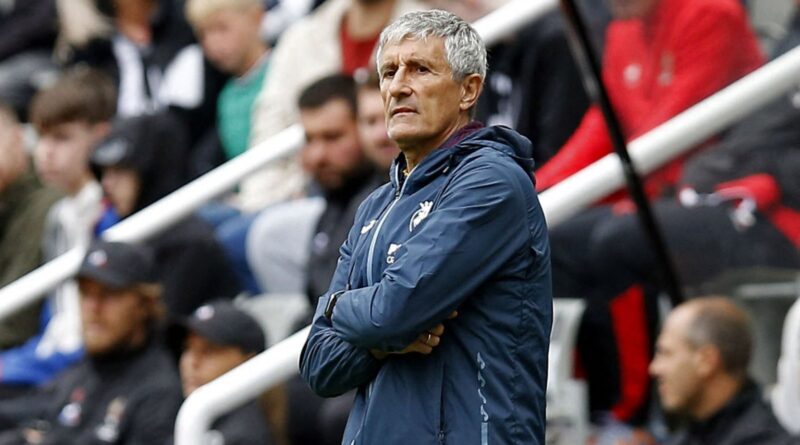 football coach Quique Setien