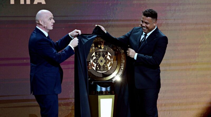 the 2025 FIFA Club World Cup trophy