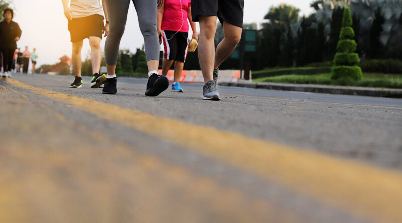 people who walk for health